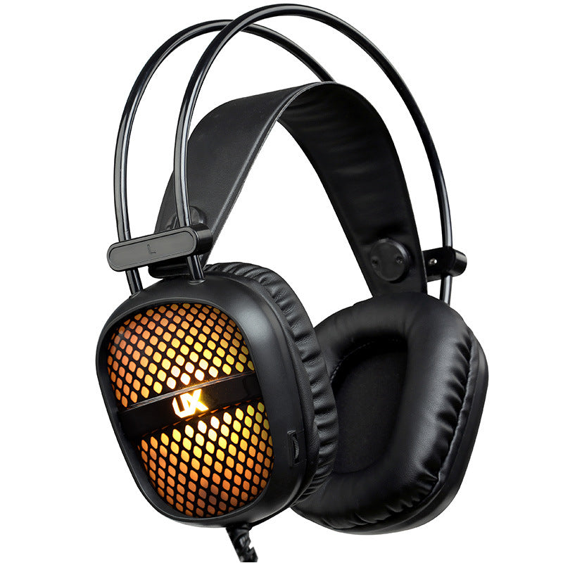 UX A2 Wired Gaming Headset Bass-Heavy Over-Ear Headphone with Mic for Laptop PC UX A2 Wired Gaming Headset Bass-Heavy Over-Ear Headphone with Mic for Laptop PC